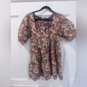 En Saison Multicolor Textured Dress